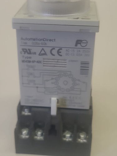 Miniature : Fuji Electric MS4SM-AP-ADC Multi-Mode Relay Timer 0.05s-60h 100-240VAC w/ Base