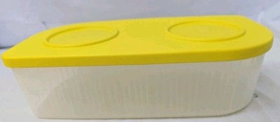Miniature : Tupperware containers yellow and blue 5747A-1, 5746A-3, 5747A-3 and 5746A-2