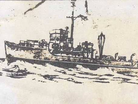 YMS-346 Heads Overseas December 14, 1943