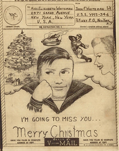 Navy Homesick at Christmas cartoon