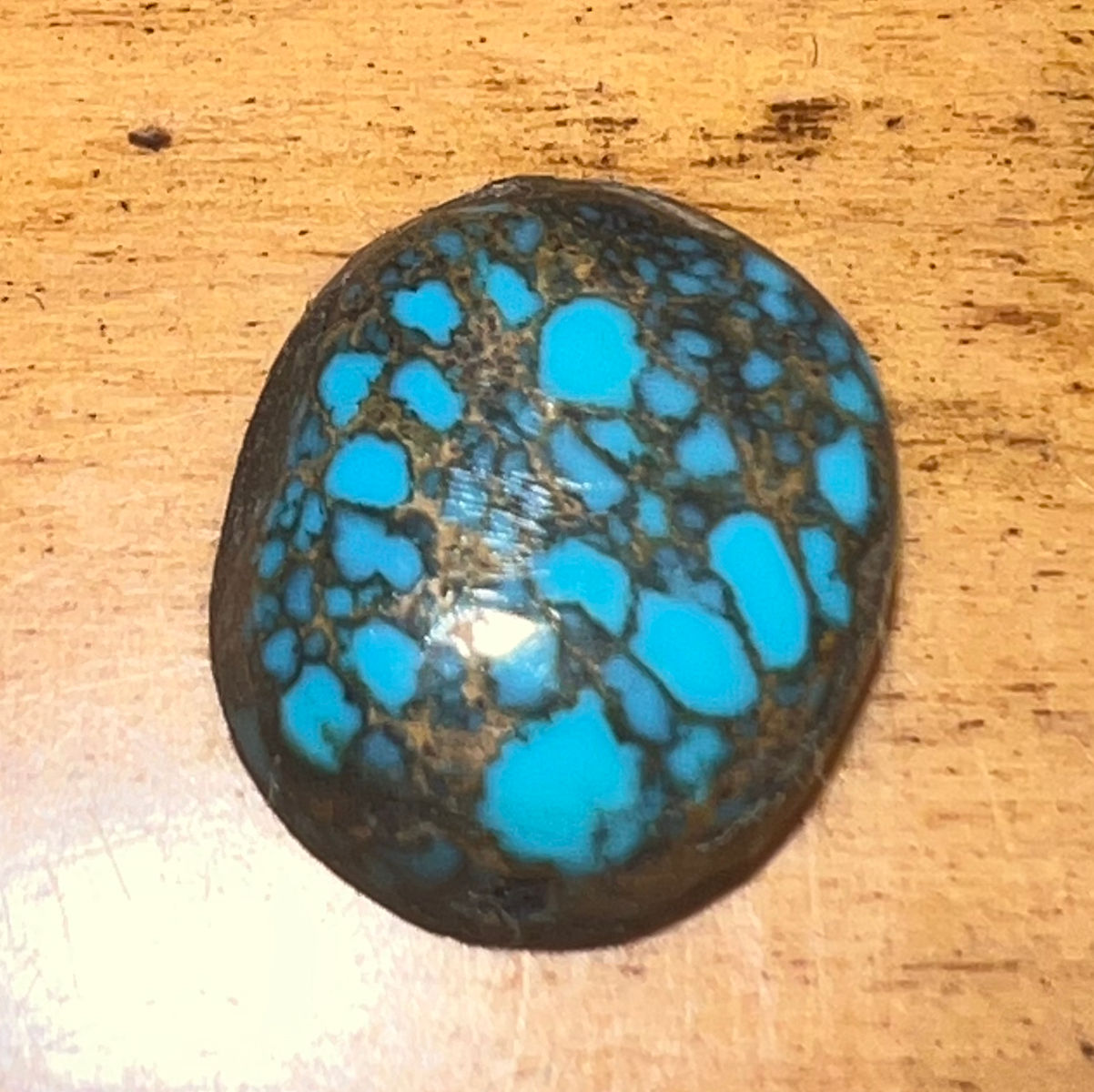 Chinese faux Lander Blue Cabochon