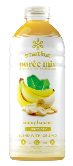 Thumbnail: Smartfruit Tropical Harmony 100% Fruit Puree Beverage Mix 48 fl. oz. - 6/Case