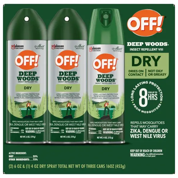 OFF! Deep Woods Dry Insect Repellent Set