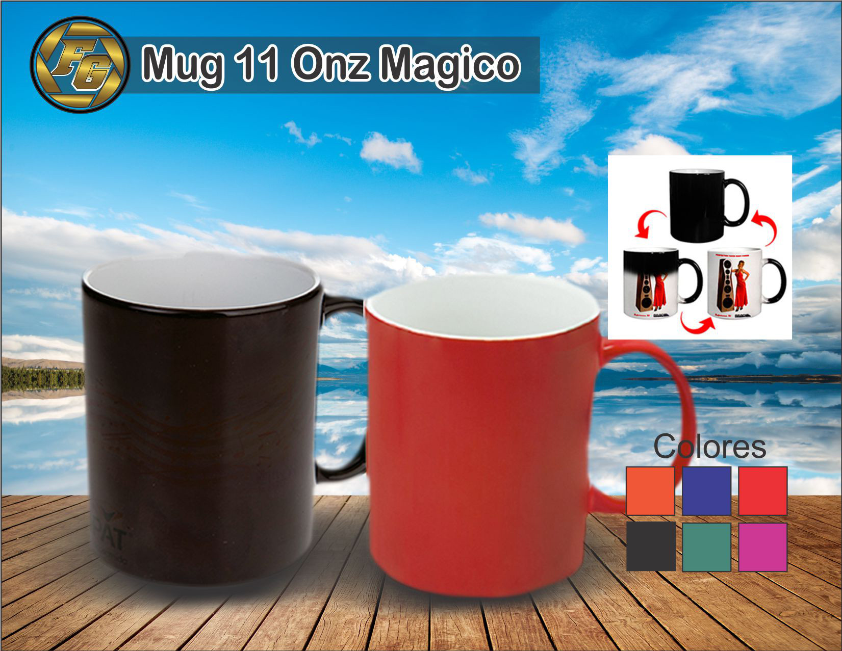 Mug mágico: la sorpresa que se revela con el calor