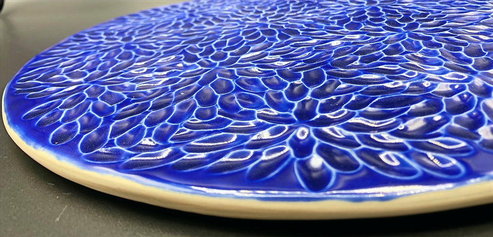 Thumbnail: Cobalt Patterned Cheese Tray