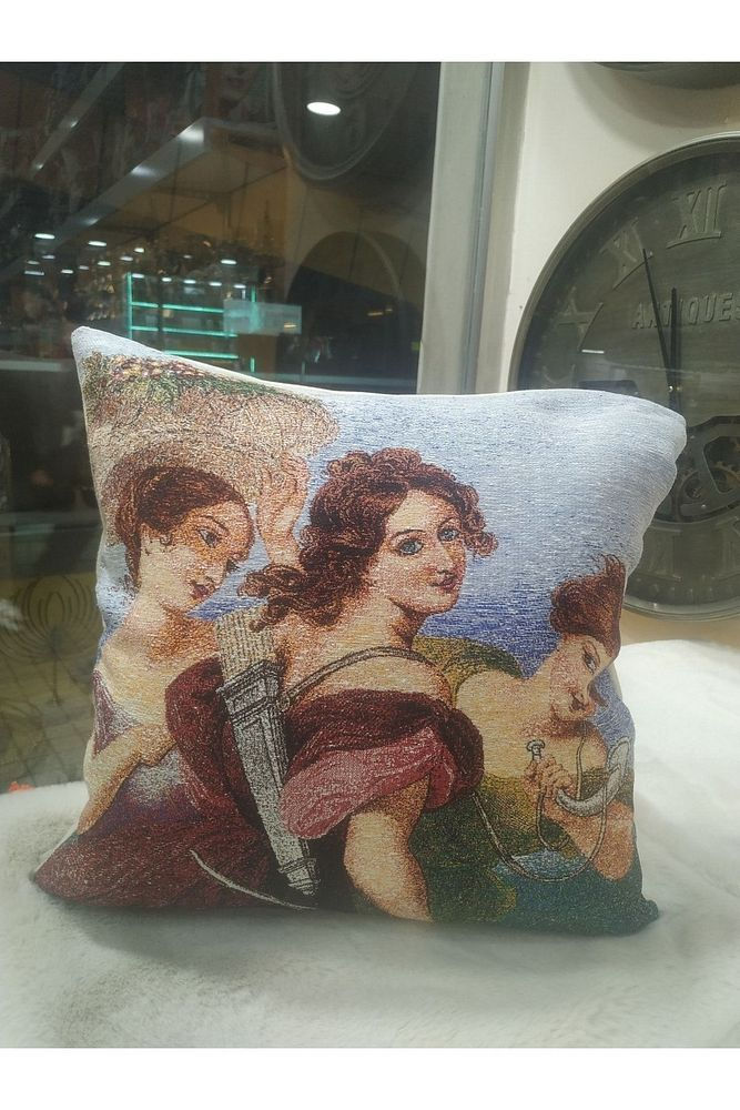 Goblen Dokuma Kırlent Kılıfı