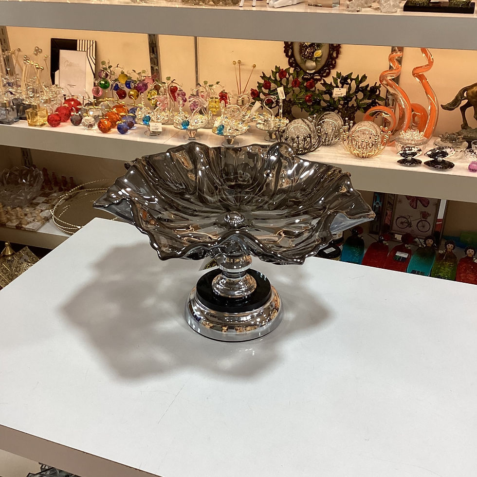 Küçük resim: Cam Konsol Seti 7 Parça Füme Renk