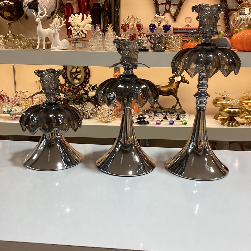 Küçük resim: Cam Konsol Seti 7 Parça Füme Renk