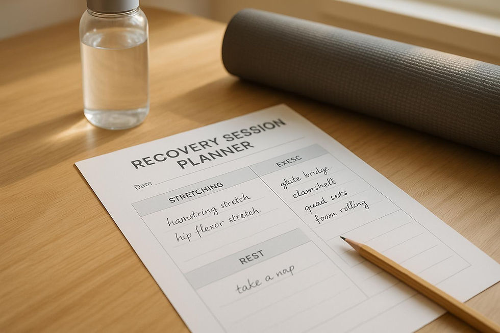 Recovery Session Planner