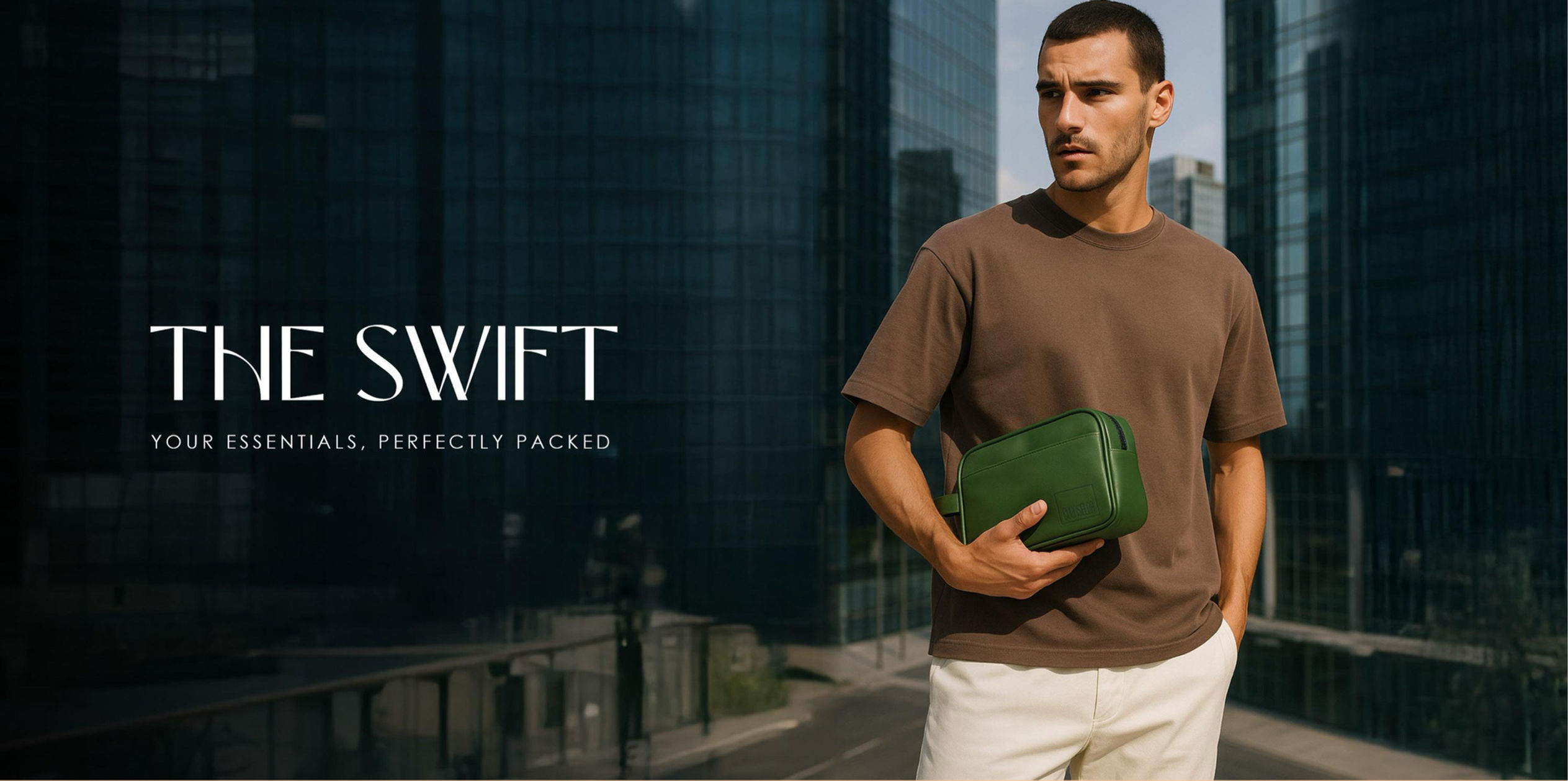 THE SWIFT / レザー調ポーチ