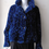 Thumbnail: Feather quality knit short vest blue(mutil colored color)