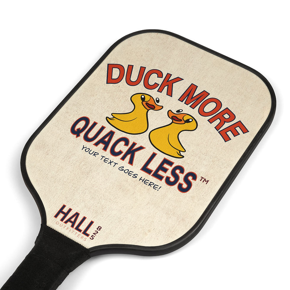 Thumbnail: Duck More Quack Less™ Pickleball Paddle Set | Jeep Ducking Gifts & Fun!