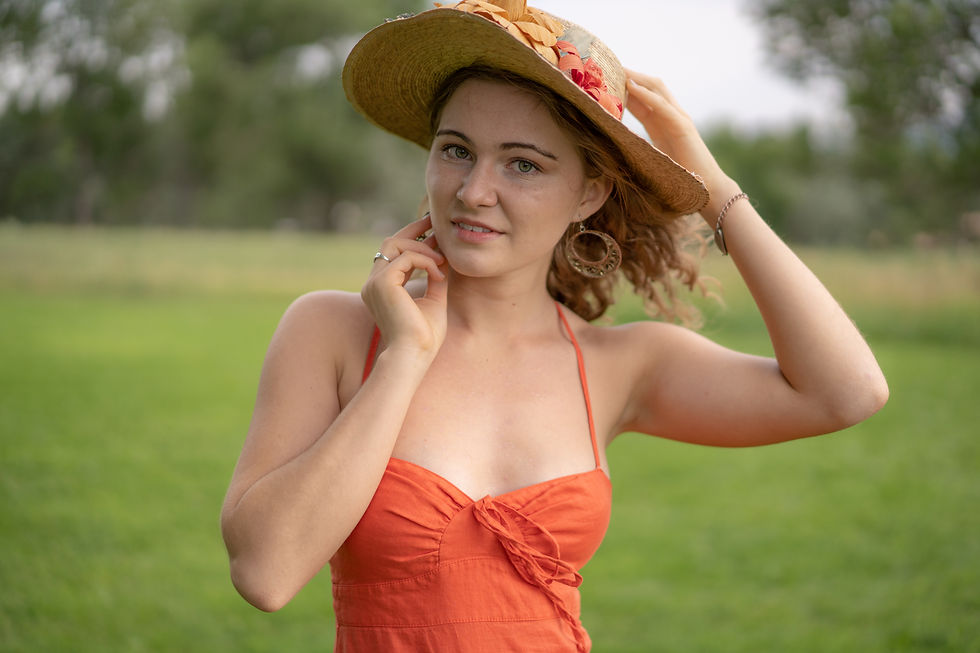 Orange Sun Dress