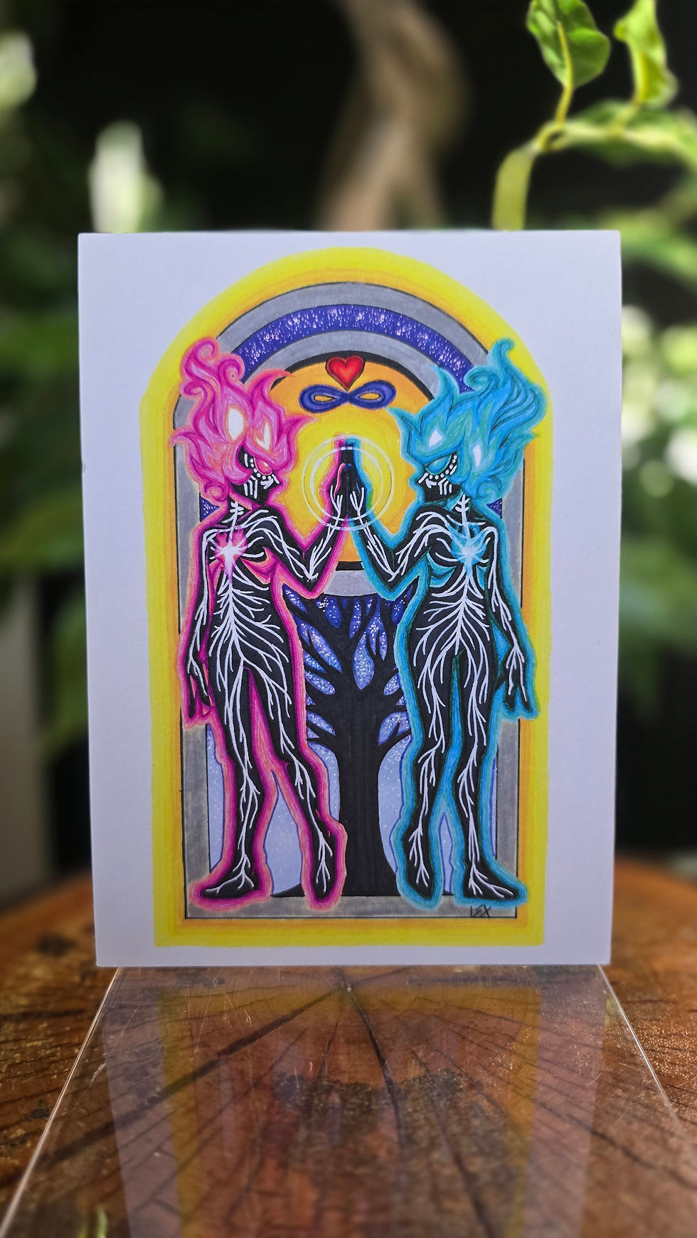 Thumbnail: Hieros Gamos Postcard Print