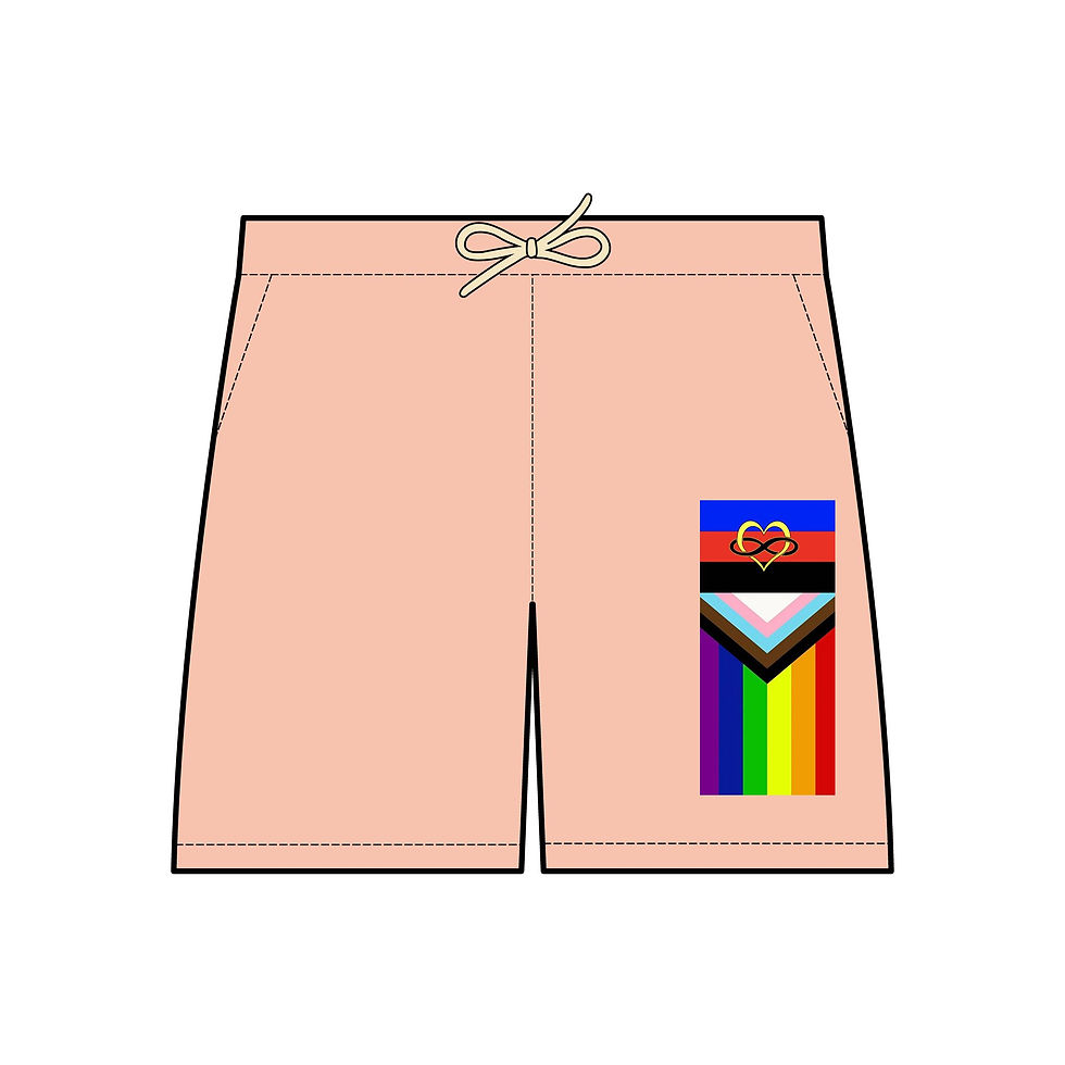 Pride Fleece Sweat Shorts – Lightweight, Comfy LGBTQ+ Summer Casual Wear