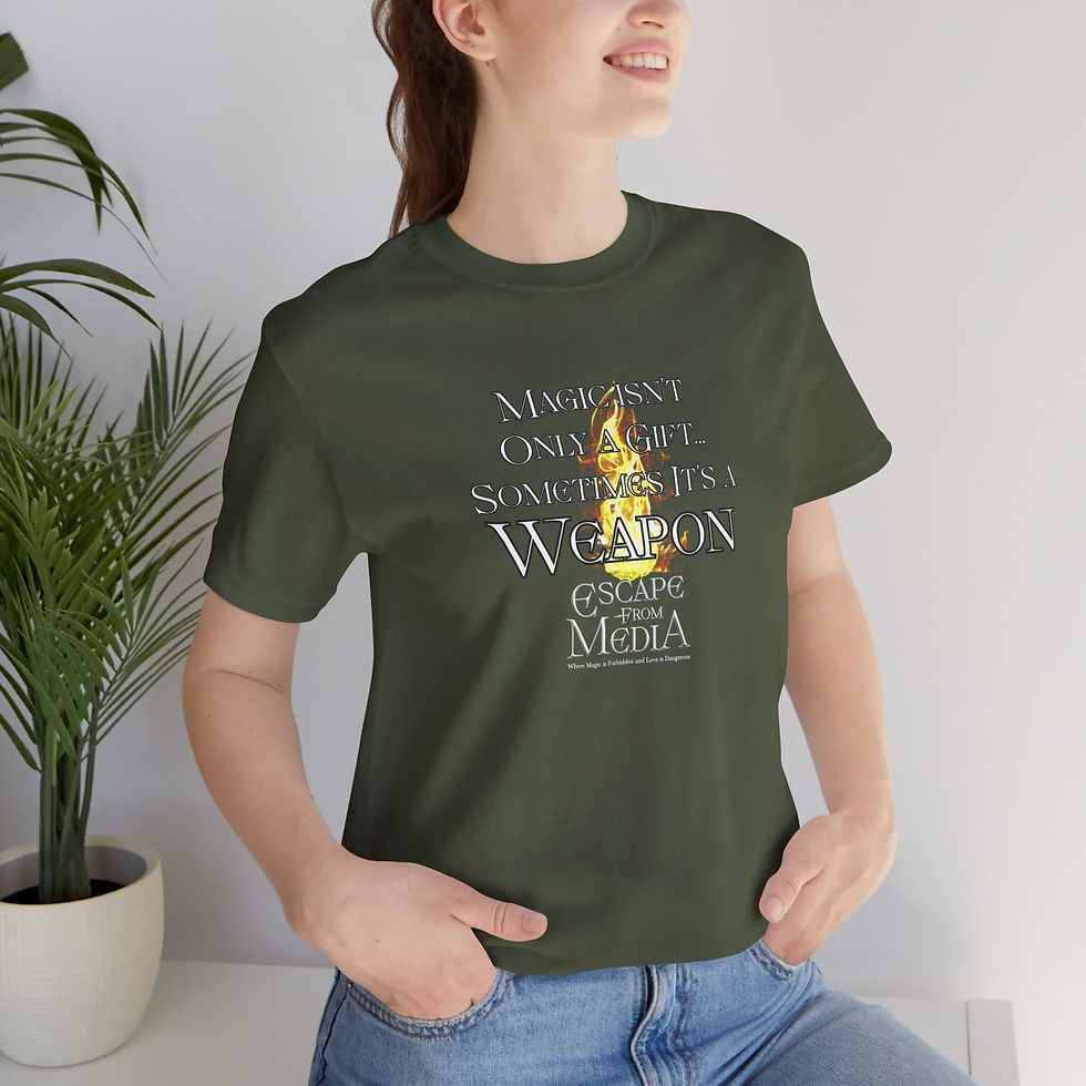Thumbnail: Book Lover Short Sleeve Tee - Escape from Media T-Shirt