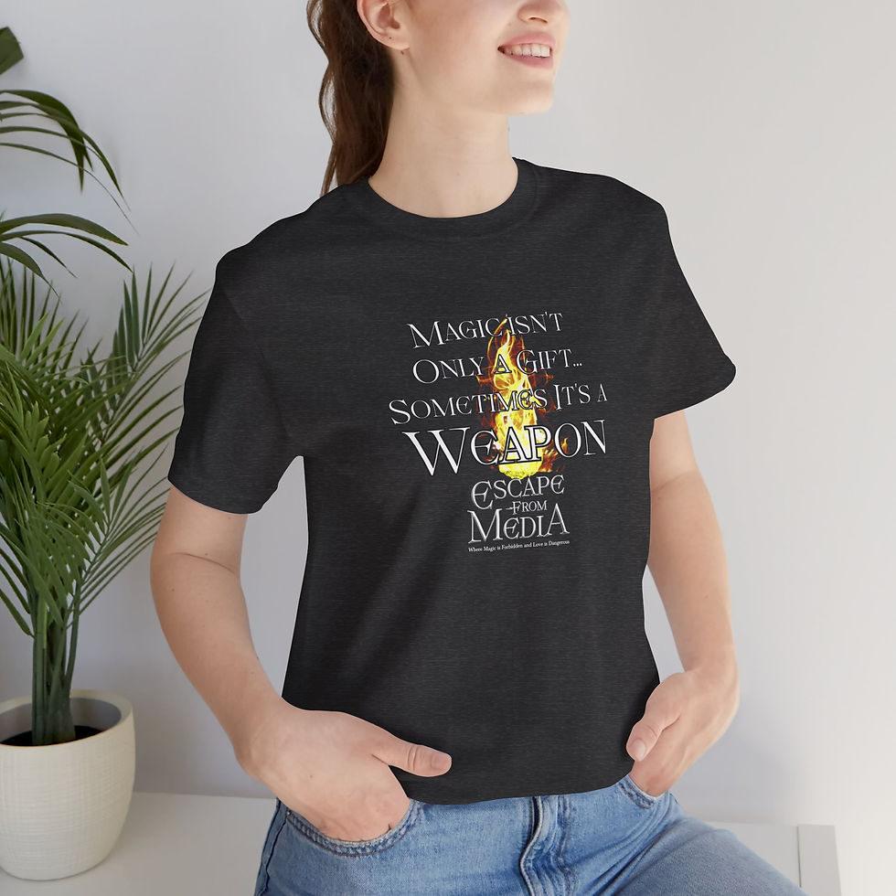 Thumbnail: Book Lover Short Sleeve Tee - Escape from Media T-Shirt