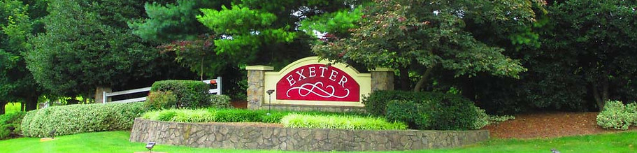 Exeter Welcomee Sign