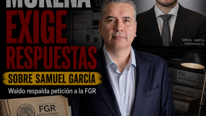 Waldo Fernández respaldó la petición de Morena para que la FGR dé a conocer información sobre posibles investigaciones relacionadas con Samuel García