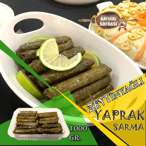 zeytinyagli yaprak sarma 1000gr kayseri yore sofrasi