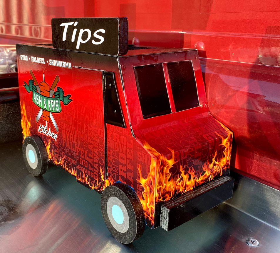Ash & Kris Truck Tip Jar