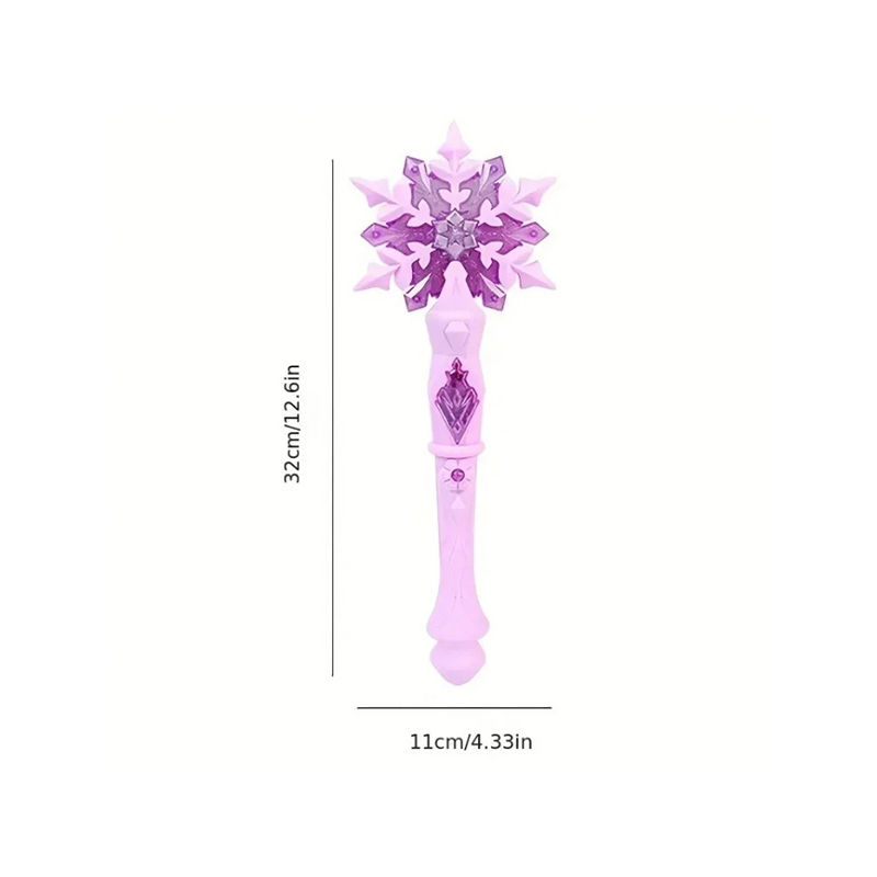 Thumbnail: Princess Snow Wand Toy Fairy Girls Glowing Wands Christmas Halloween Children To
