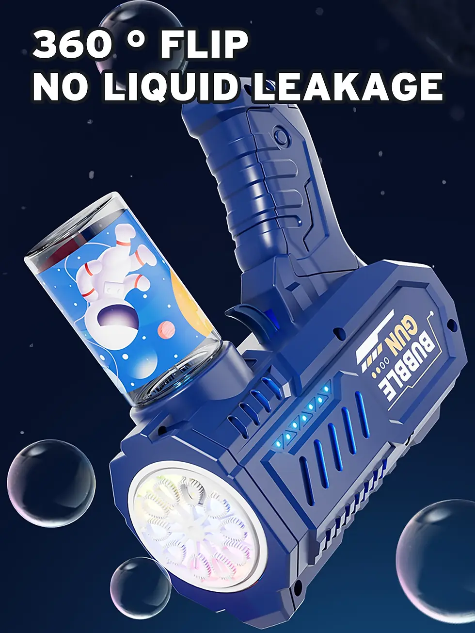 Thumbnail: Fully Automatic Bubble Gun Rocket Bubbles Machine Automatic Blower with Bubble L