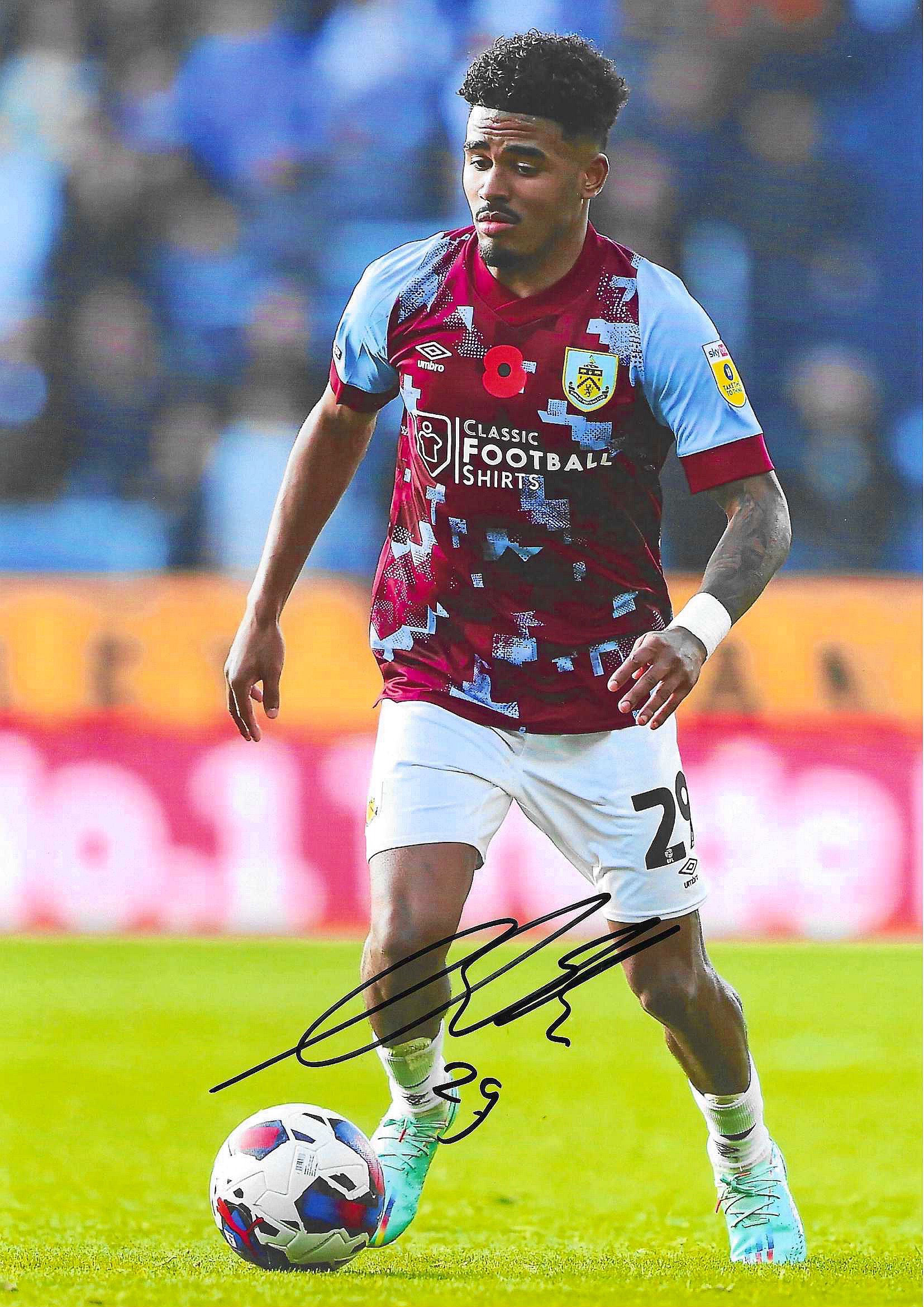 Ian Maatsen - Burnley Fc - League Champions - Signed A4 Photo