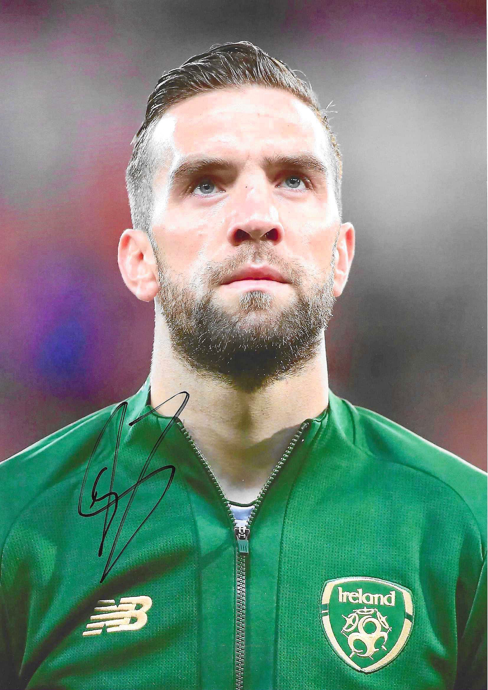 Shane Duffy - Norwich City & Ireland - Signed A4 Photo 