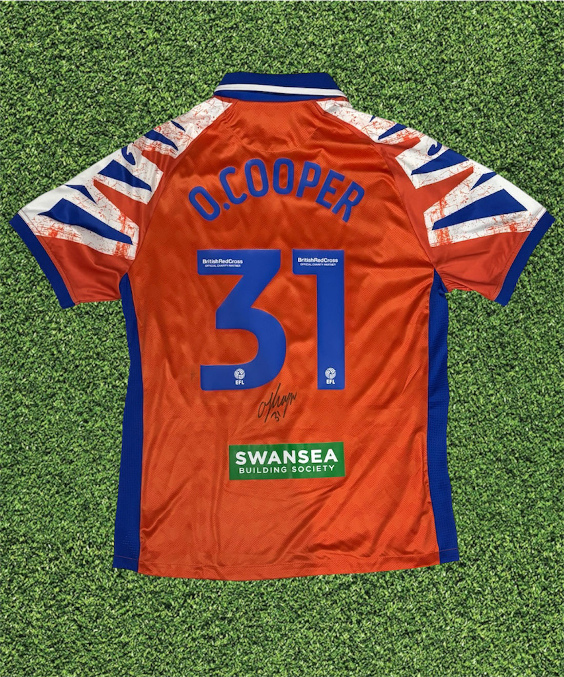 Ollie Cooper - Swansea City Signed Away Shirt 22/23