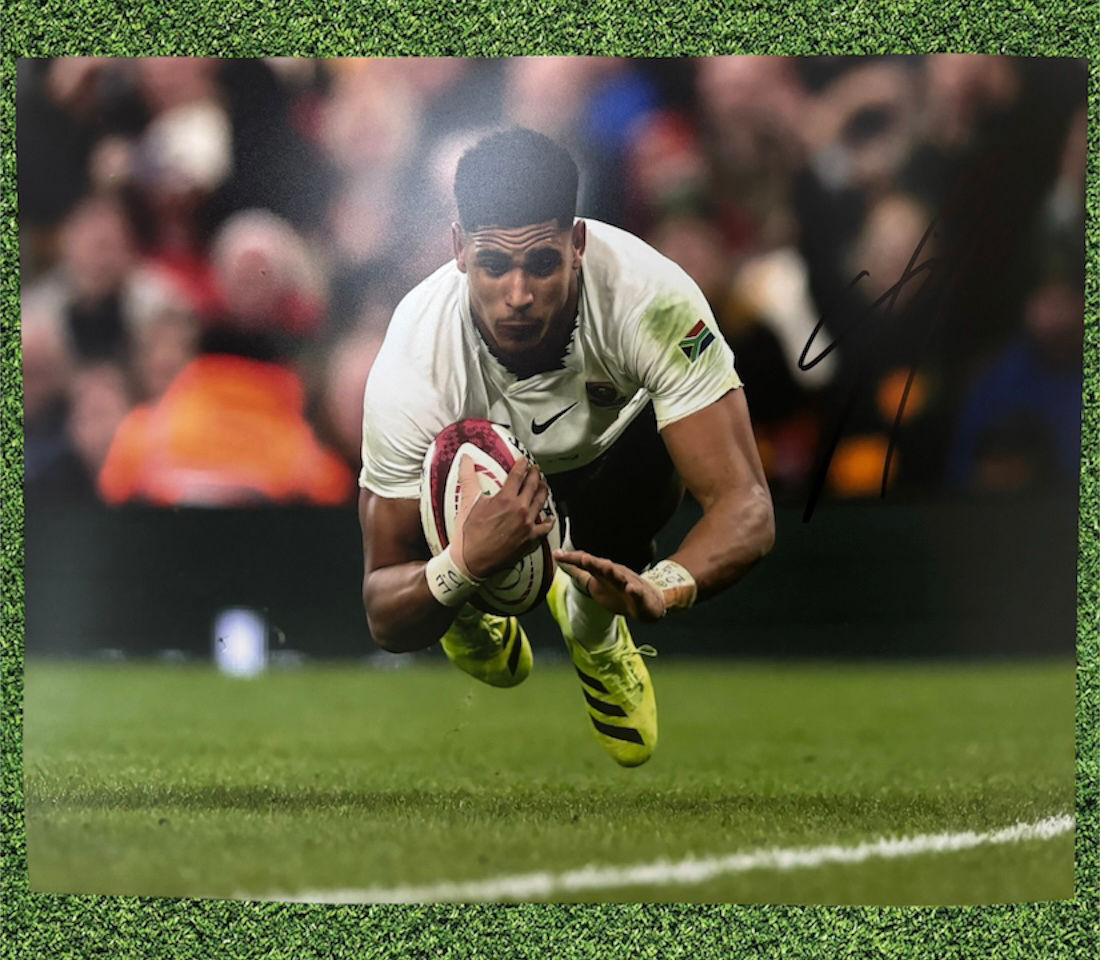 Sacha Feinberg-Mngomezulu - Stormers & South Africa Rugby - Signed 16x12 Photo