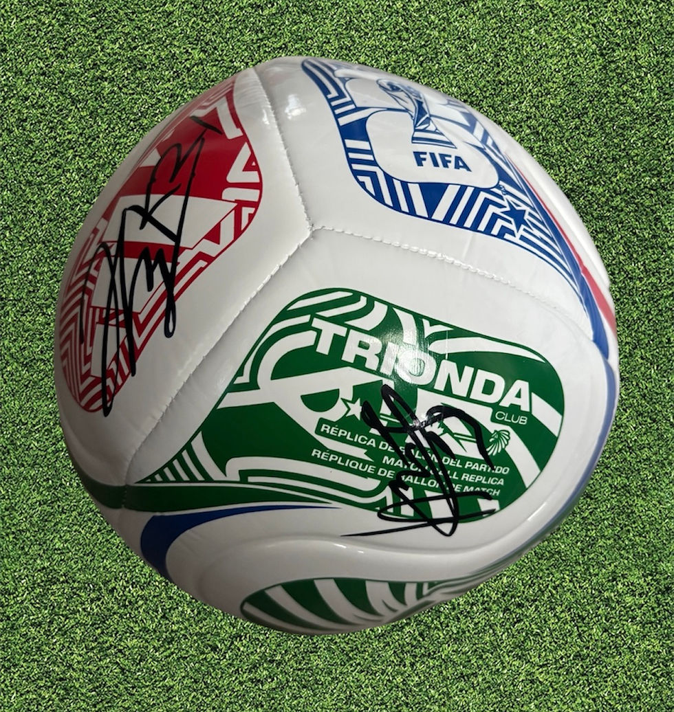 Thumbnail: Ghana Football - Signed 2026 World Cup Ball - Semenyo, Williams, Asante, Essien 