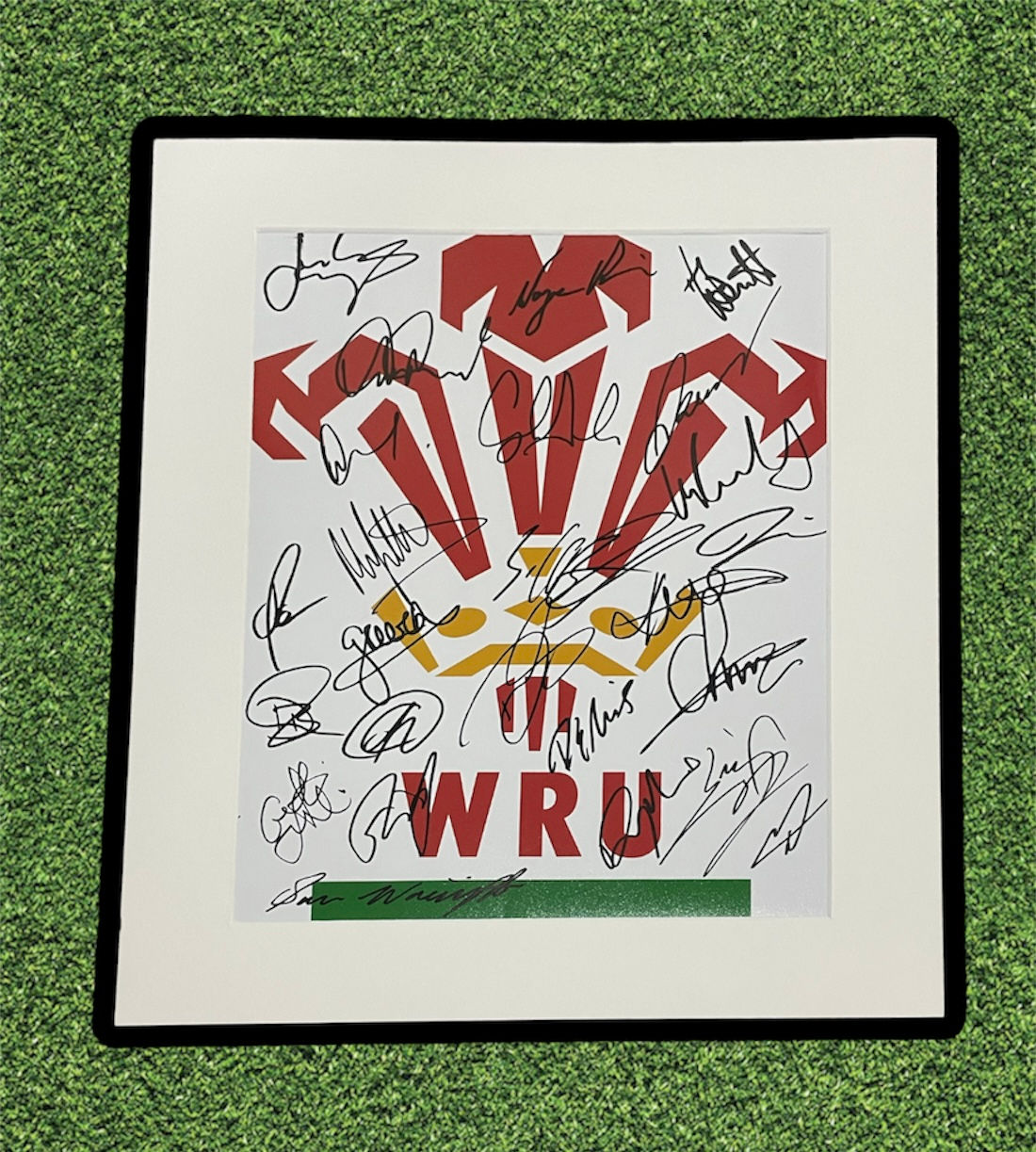 Wales Rugby - Signed 16x12 Crest Photo - 2022 Squad