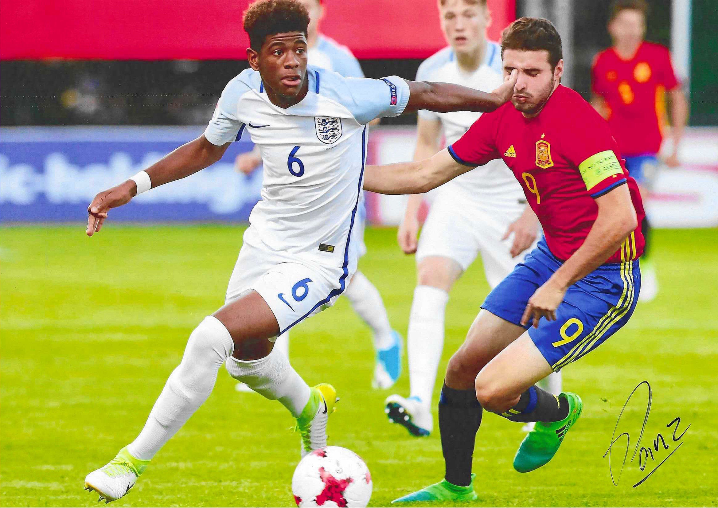 Jonathan Panzo - Cardiff City - Nottingham Forest Signed A4 Photo