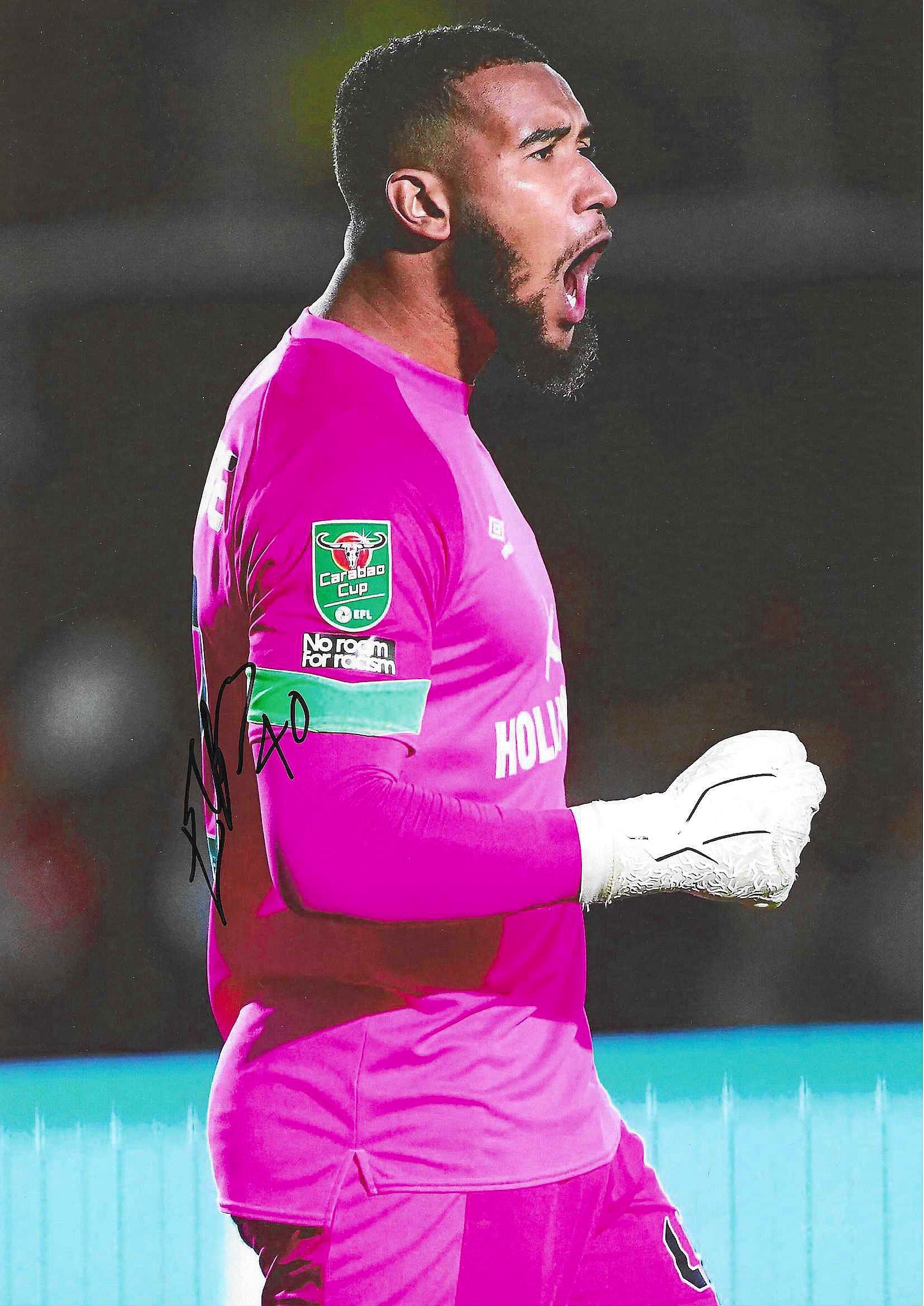 Ellery Balcombe - Brentford - Signed A4 Photo
