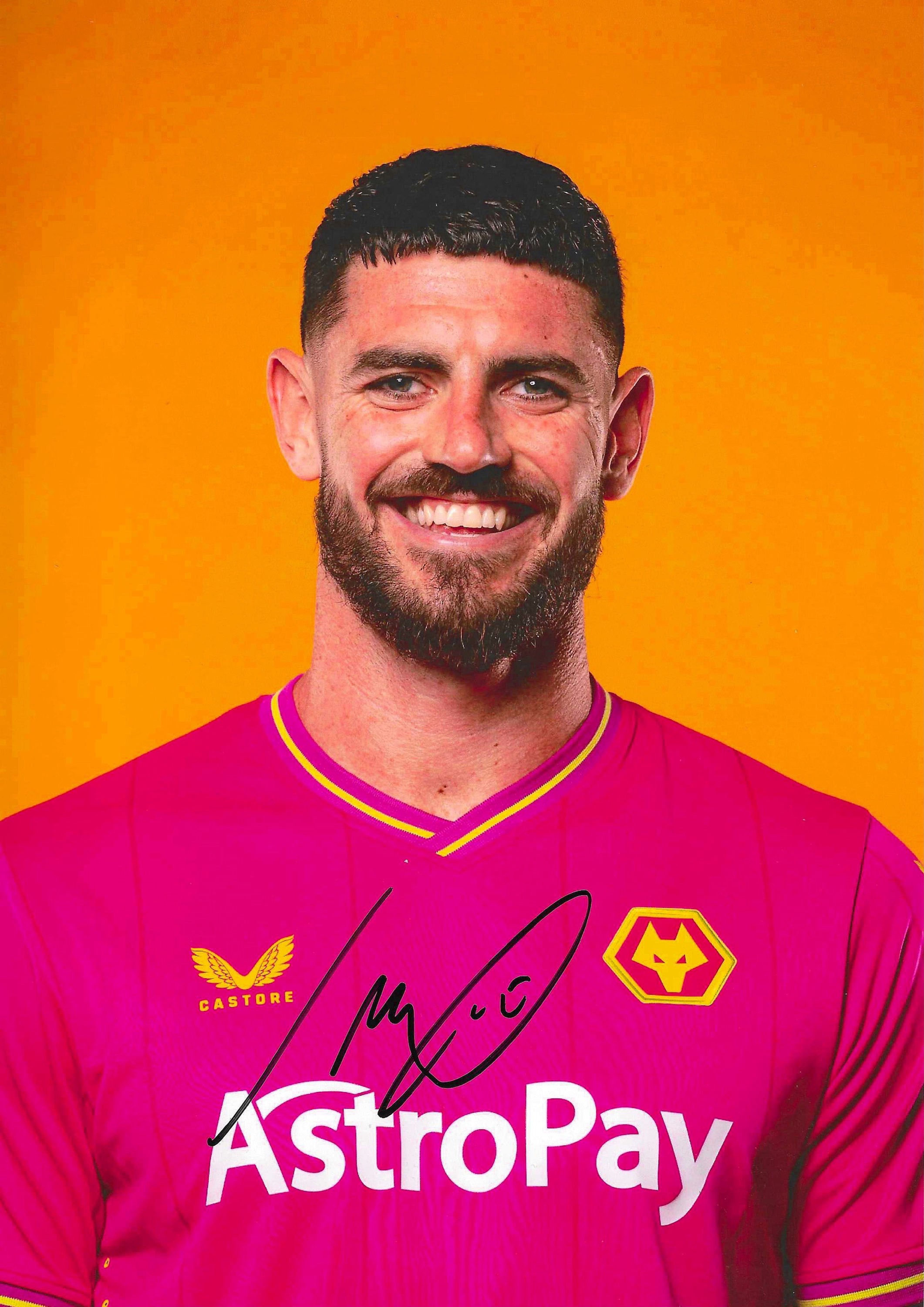 Tom King - Wolves Fc & Wales - Signed A4 Photo