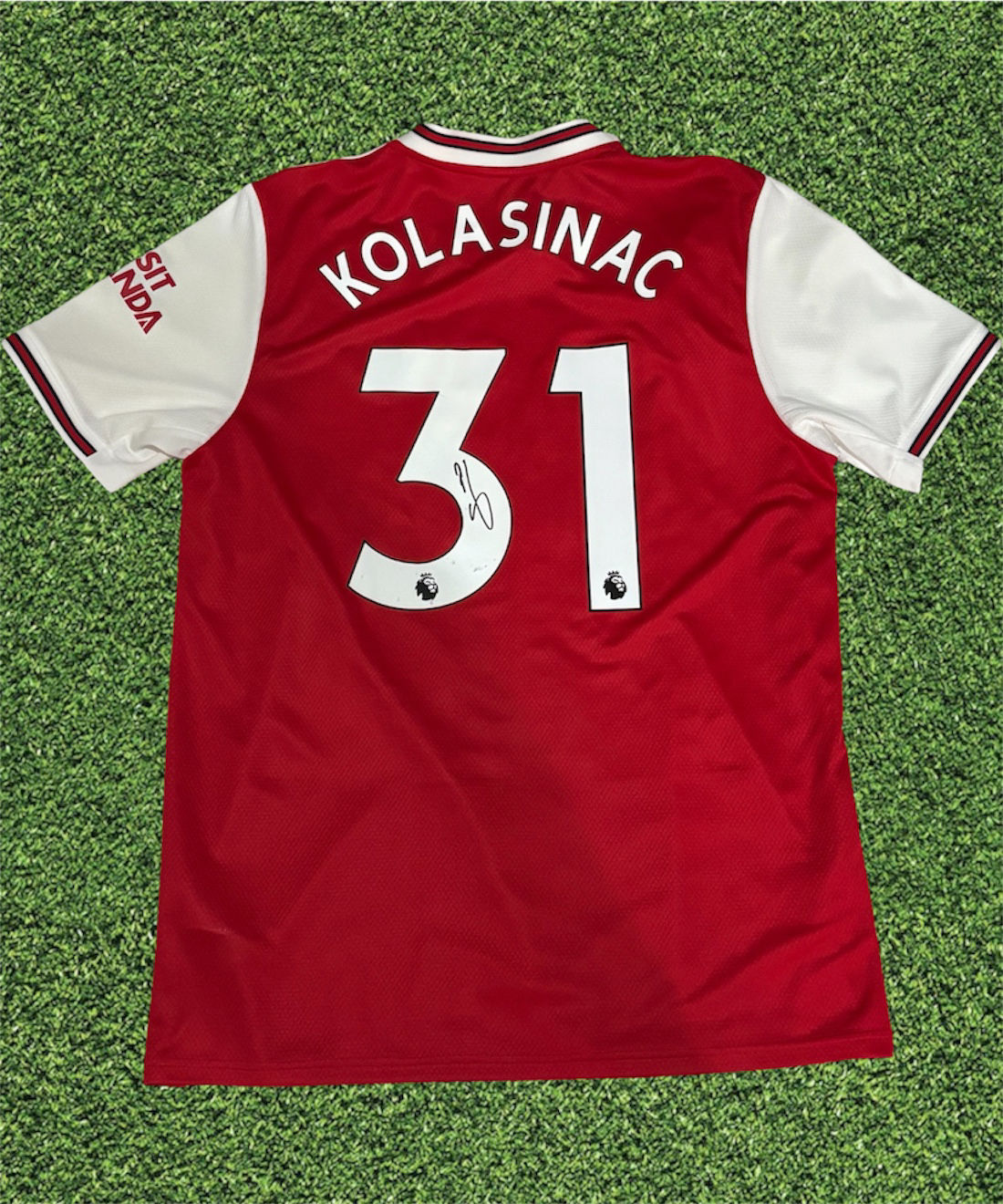 Sead Kolasinac - Arsenal Fc - Signed Home Shirt 2019/20