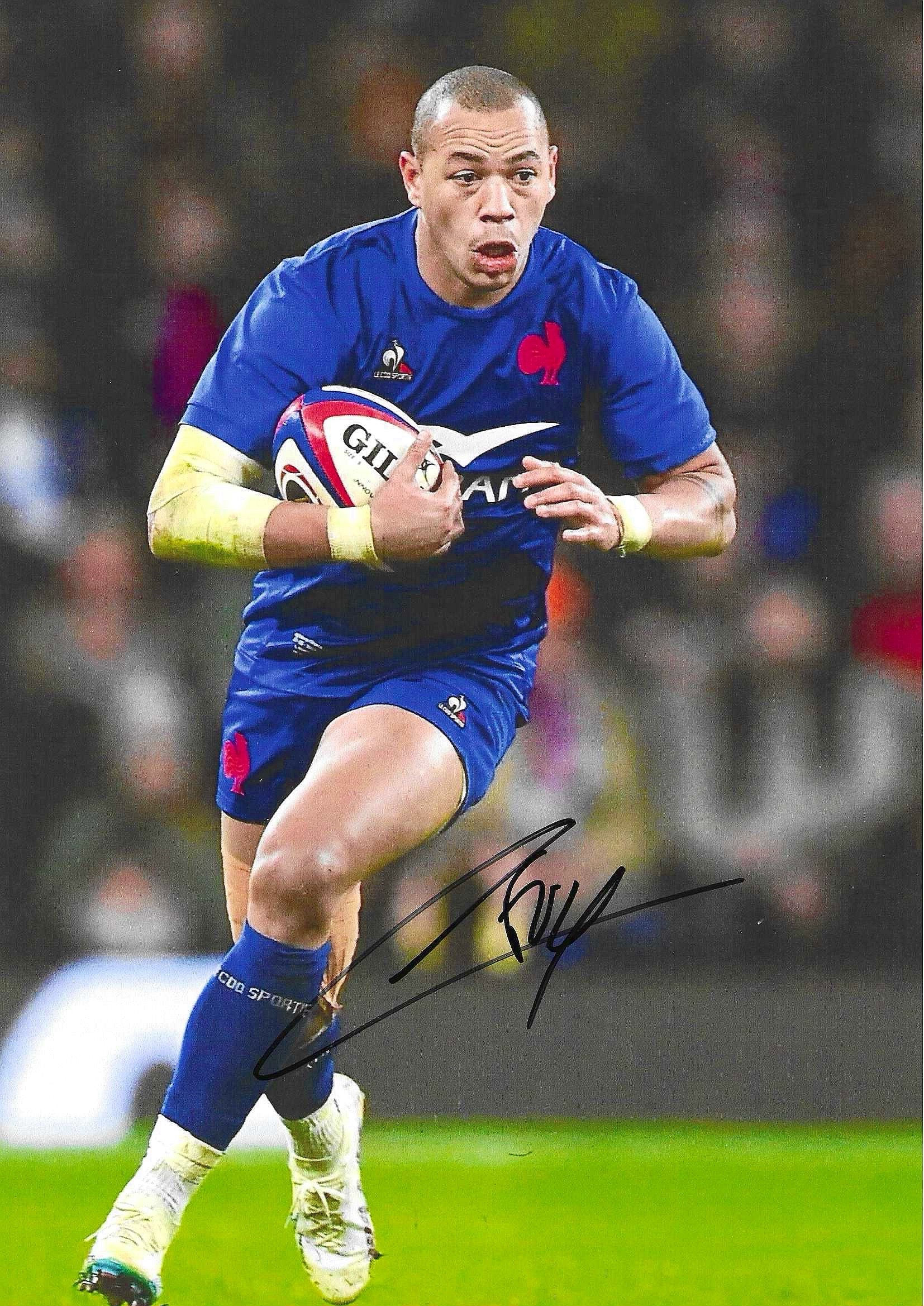 Gael Fickou - France Rugby - Signed A4 Photo