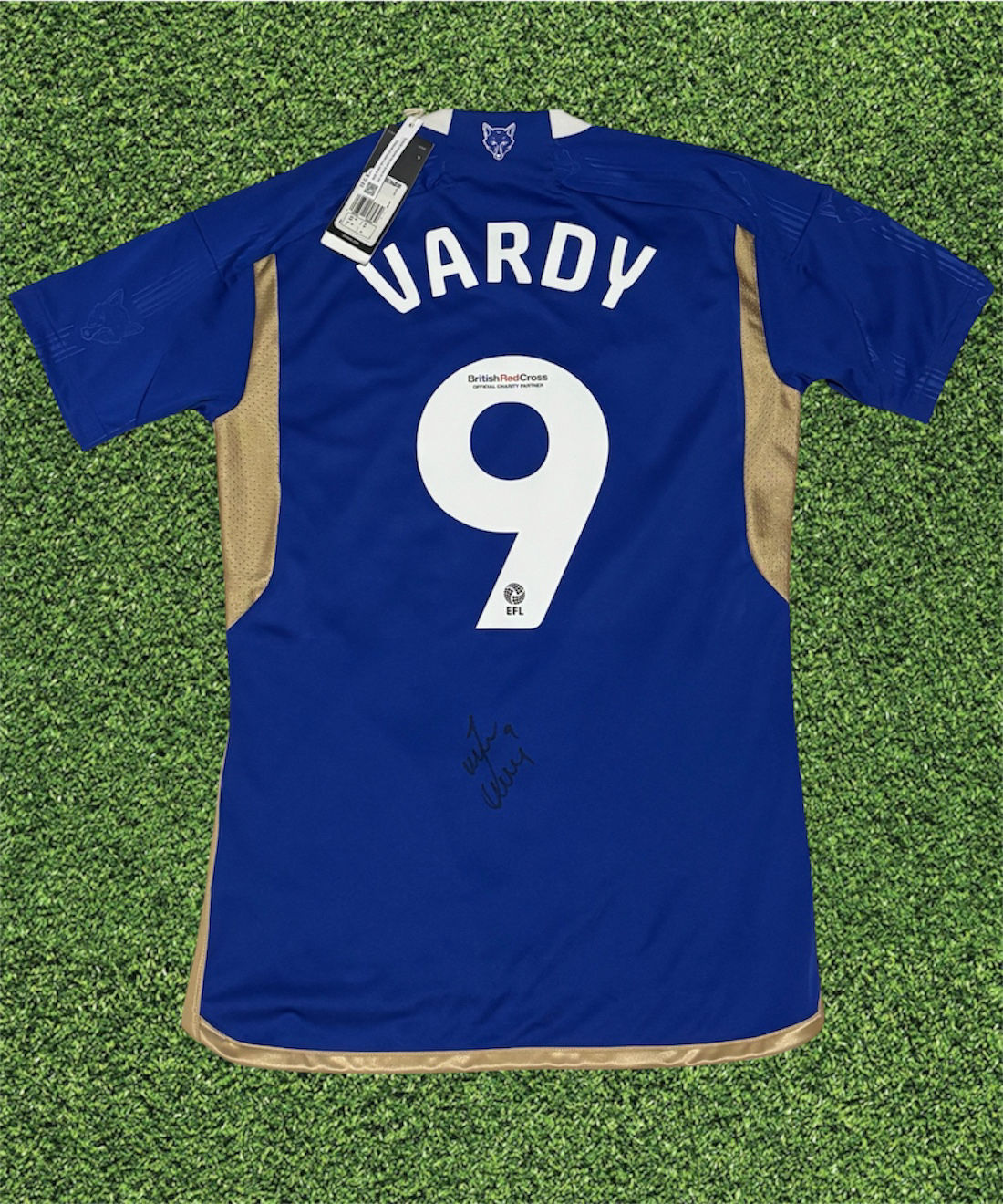 Jamie Vardy - Leicester City Fc - Signed Home Shirt 2023/24