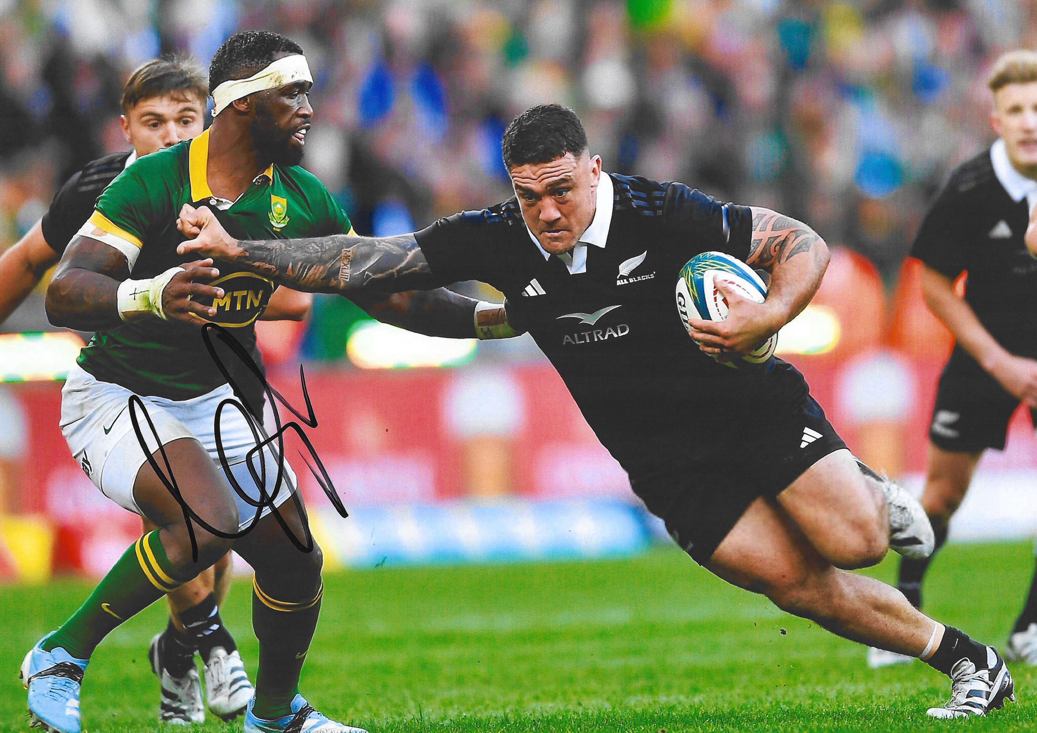 Codie Taylor - New Zealand Rugby - All Blacks Signed A4 Photo