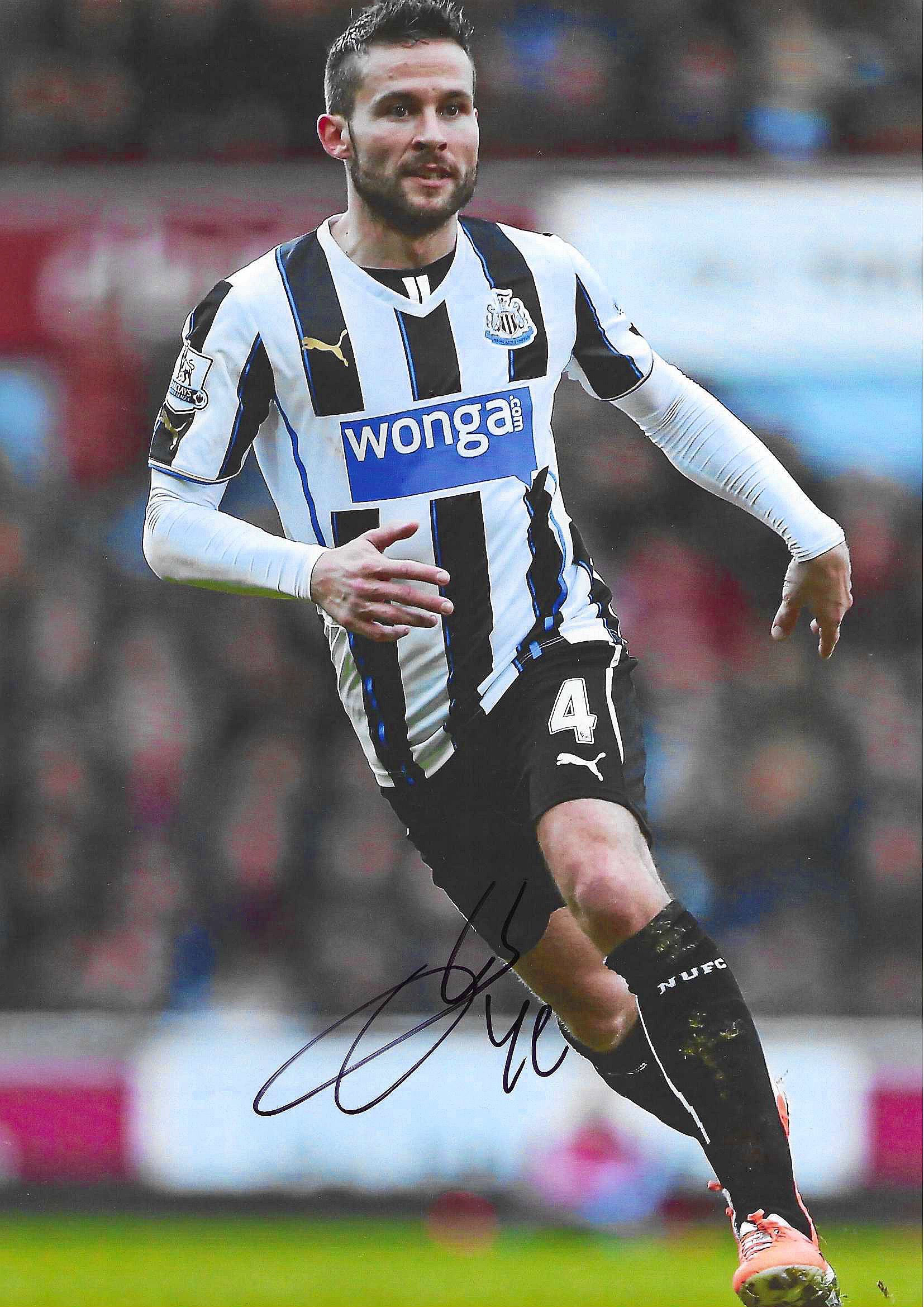 Yohan Cabaye - Newcastle United & France - Signed A4 Photo