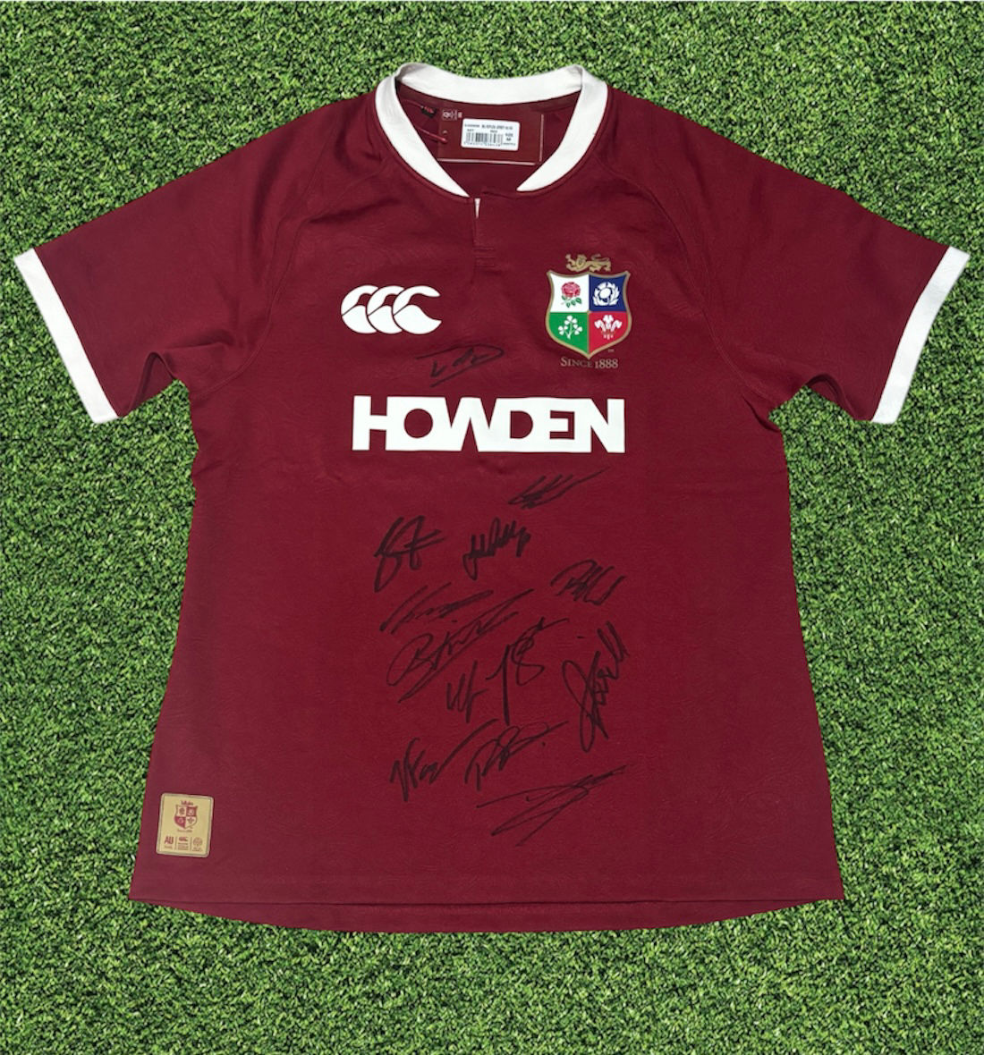 13 Scotland Rugby British Lions 2025 - Signed Shirt - Russell, Graham, Tuipulotu