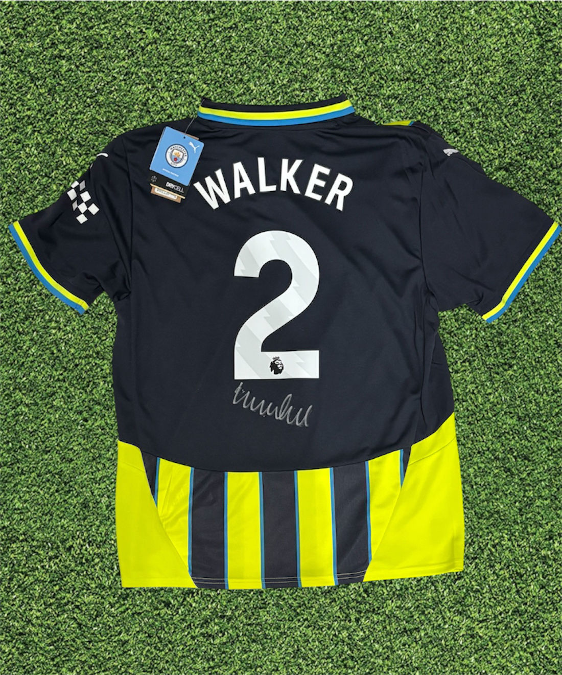 Kyle Walker - Manchester City Legend - Signed Away Shirt 24/25