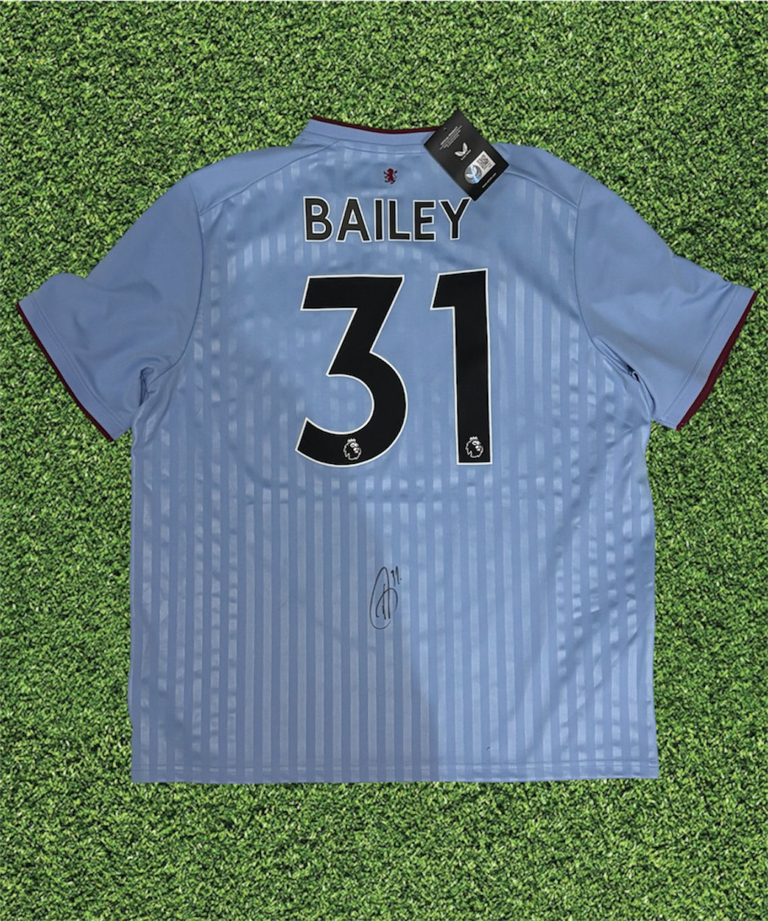 Leon Bailey - Signed Aston Villa Away 2022/23 Shirt