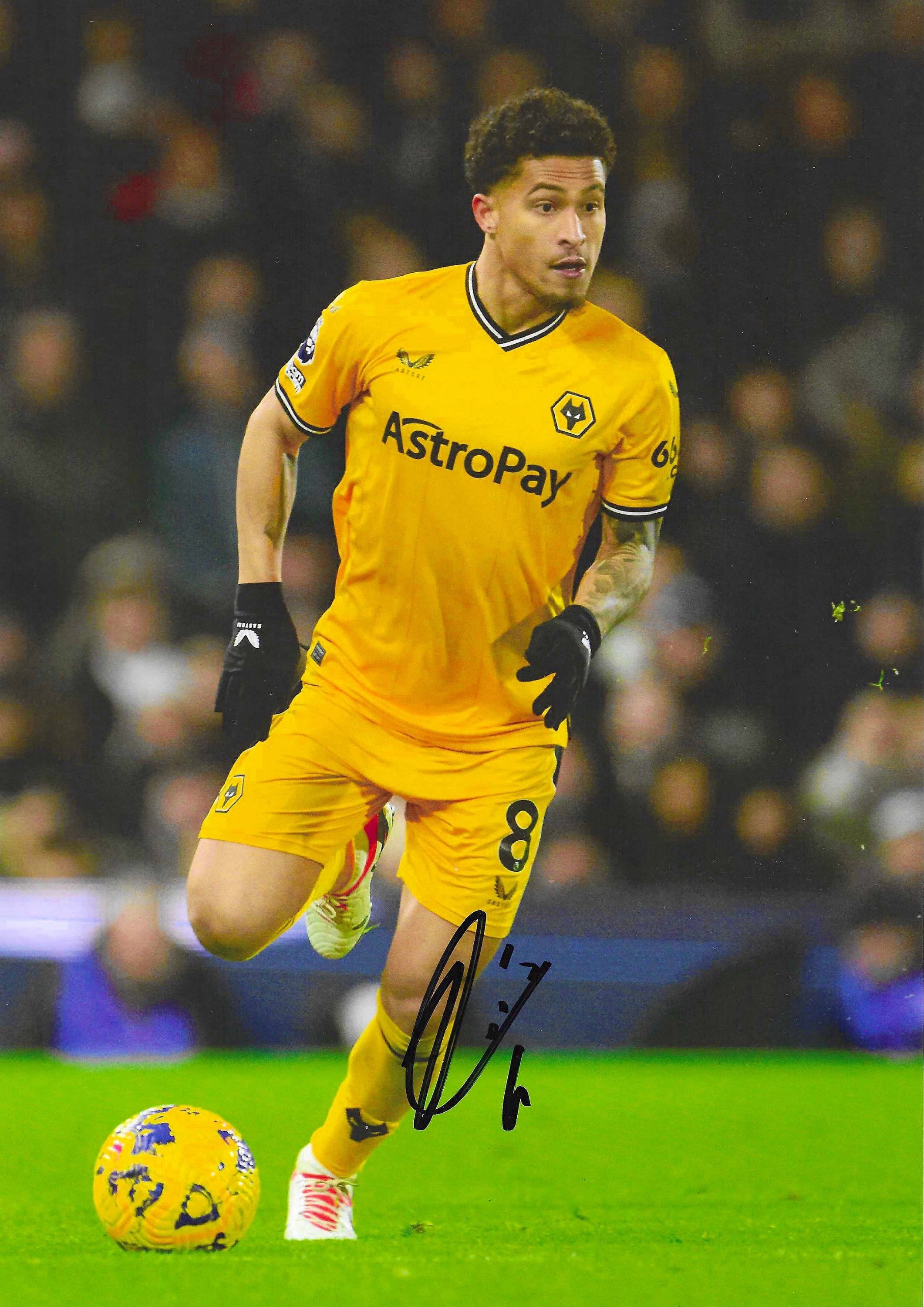 Joao Gomes - Wolves Fc & Brazil - Signed A4 Photo