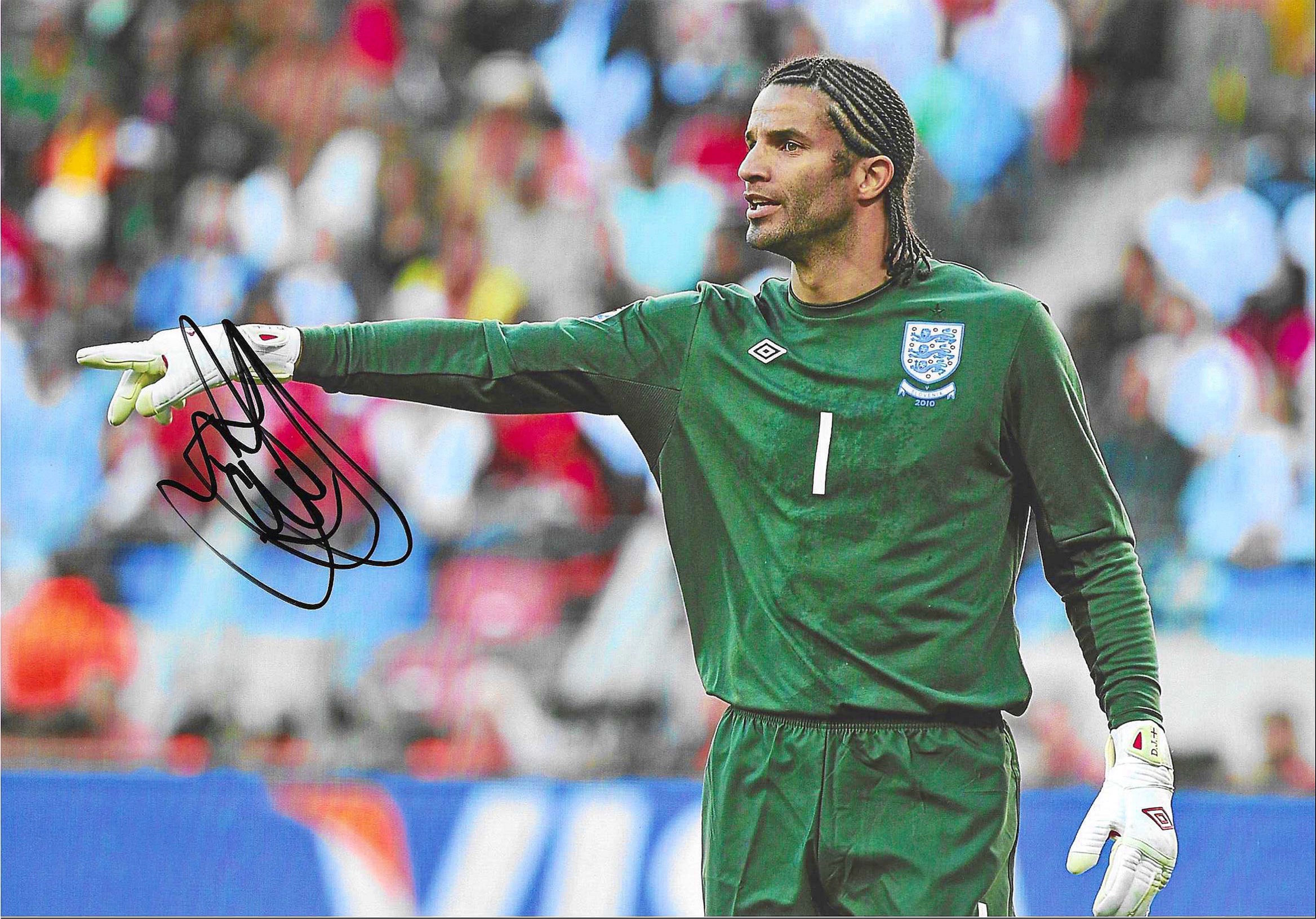 David James  - Liverpool & England - Signed A4 Photo