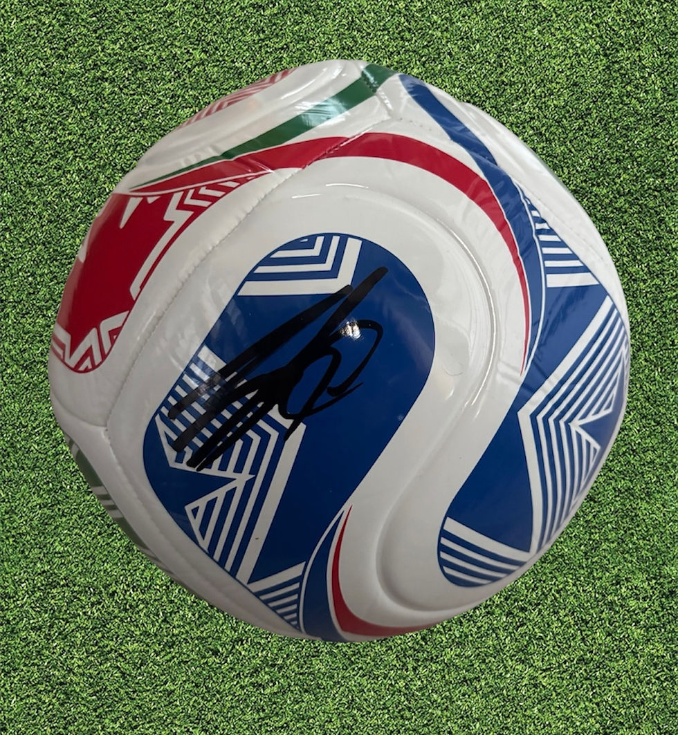 Thumbnail: Ghana Football - Signed 2026 World Cup Ball - Semenyo, Williams, Asante, Essien 