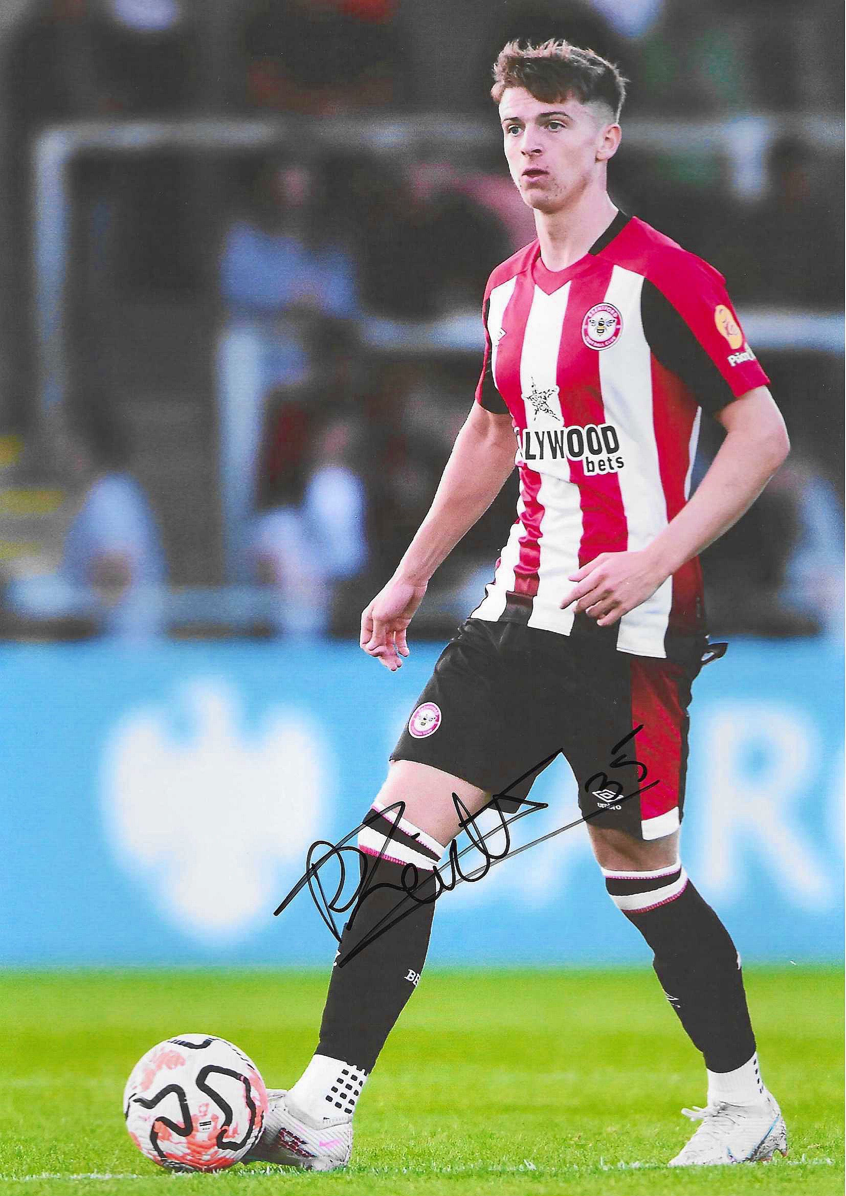 Ryan Trevitt - Brentford - Signed A4 Photo 