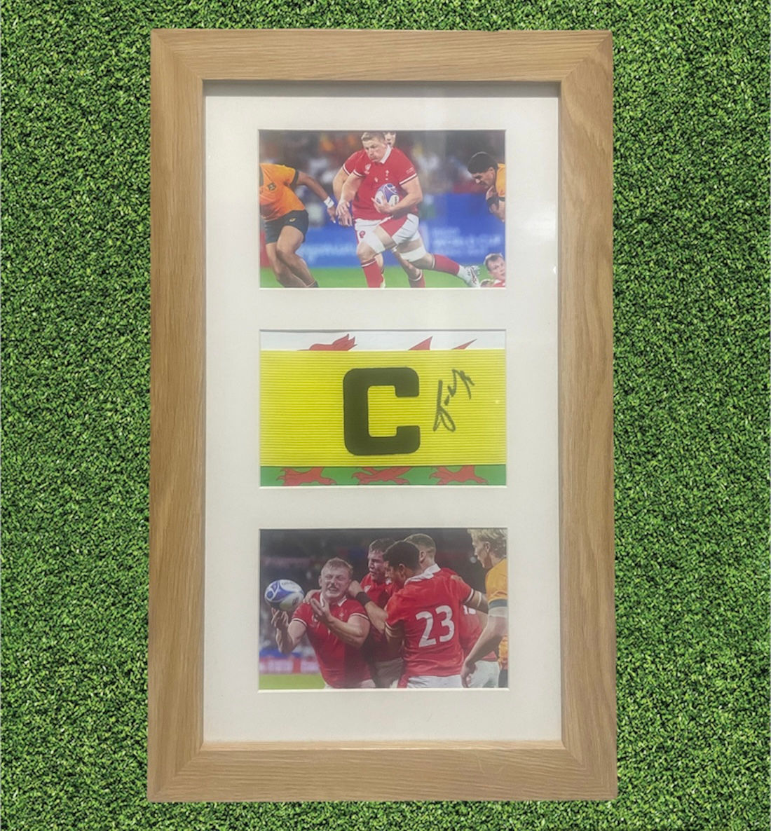 Jac Morgan - Wales Rugby - Signed Captain Armband and Framed COA