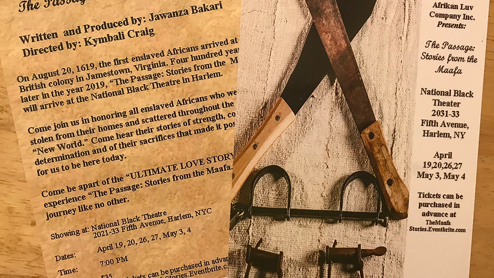 The Passage: Stories from the Maafa